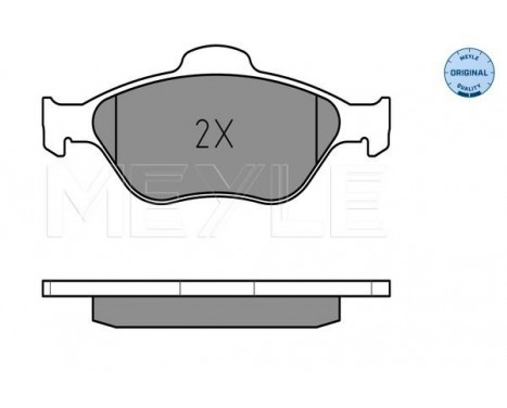 Brake Pad Set, disc brake MEYLE-ORIGINAL Quality 025 236 0418, Image 2