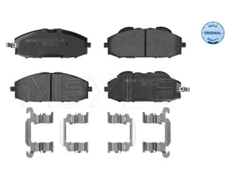 Brake Pad Set, disc brake MEYLE-ORIGINAL Quality 025 236 1118/W, Image 3