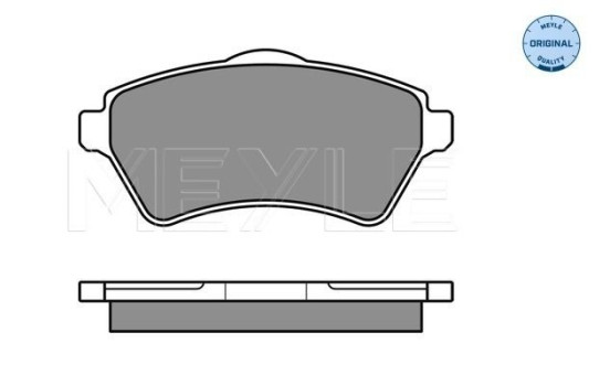Brake Pad Set, disc brake MEYLE-ORIGINAL Quality 025 236 1517