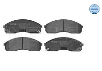 Brake Pad Set, disc brake MEYLE-ORIGINAL Quality 025 236 4916/W