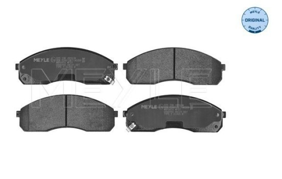Brake Pad Set, disc brake MEYLE-ORIGINAL Quality 025 236 4916/W