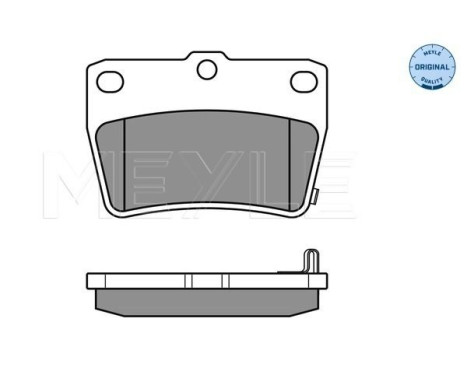 Brake Pad Set, disc brake MEYLE-ORIGINAL Quality 025 236 5614/W, Image 3