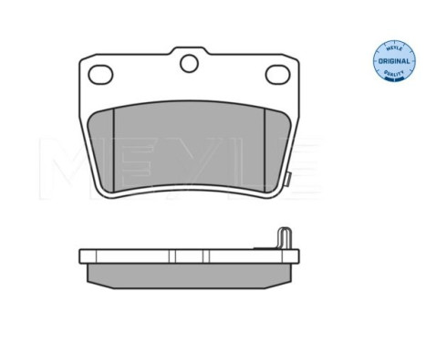 Brake Pad Set, disc brake MEYLE-ORIGINAL Quality 025 236 5614/W, Image 4