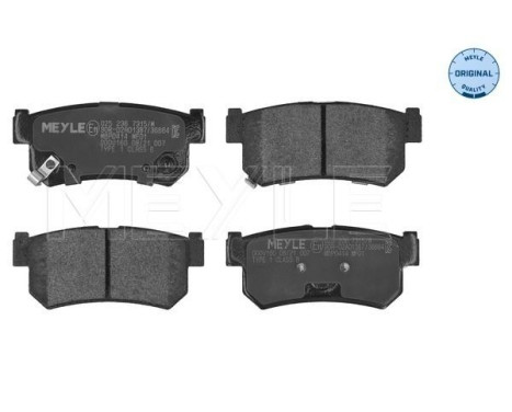 Brake Pad Set, disc brake MEYLE-ORIGINAL Quality 025 236 7315/W, Image 3