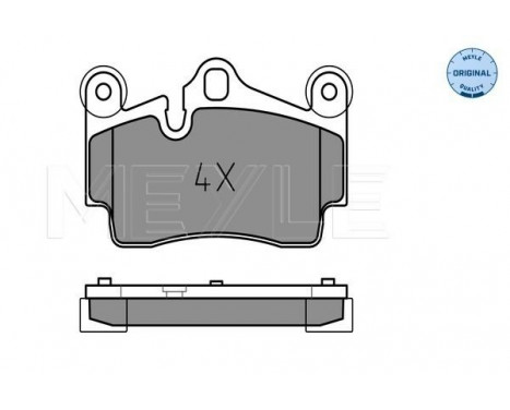 Brake Pad Set, disc brake MEYLE-ORIGINAL Quality 025 236 9417