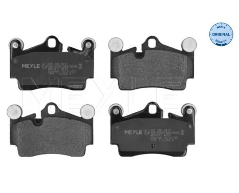 Brake Pad Set, disc brake MEYLE-ORIGINAL Quality 025 236 9417, Image 2