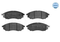 Brake Pad Set, disc brake MEYLE-ORIGINAL Quality 025 236 9816/W