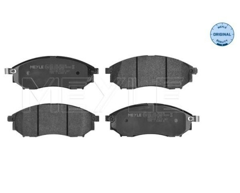 Brake Pad Set, disc brake MEYLE-ORIGINAL Quality 025 236 9816/W, Image 2