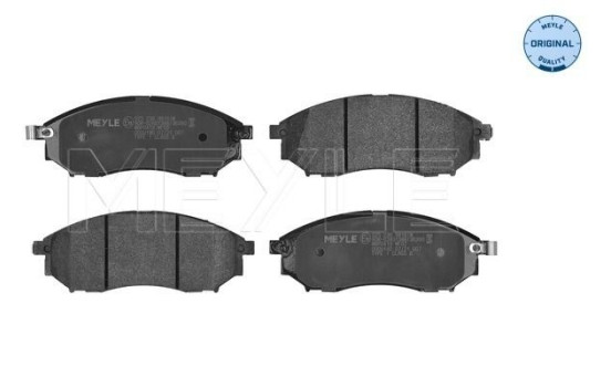 Brake Pad Set, disc brake MEYLE-ORIGINAL Quality 025 236 9816/W