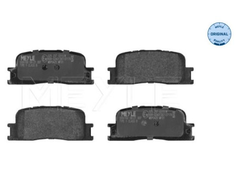 Brake Pad Set, disc brake MEYLE-ORIGINAL Quality 025 237 0215/W, Image 2