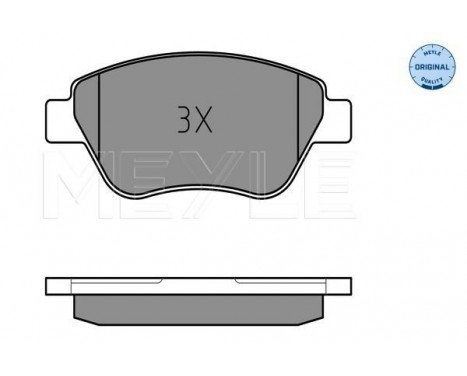 Brake Pad Set, disc brake MEYLE-ORIGINAL Quality 025 237 0517/W, Image 2