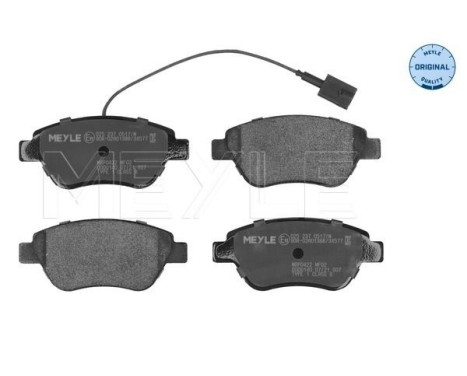 Brake Pad Set, disc brake MEYLE-ORIGINAL Quality 025 237 0517/W, Image 3