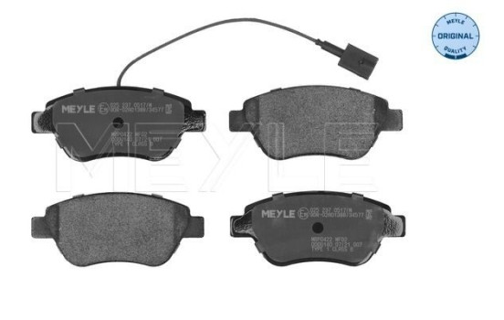 Brake Pad Set, disc brake MEYLE-ORIGINAL Quality 025 237 0517/W, Image 3