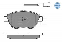 Brake Pad Set, disc brake MEYLE-ORIGINAL Quality 025 237 0918/W