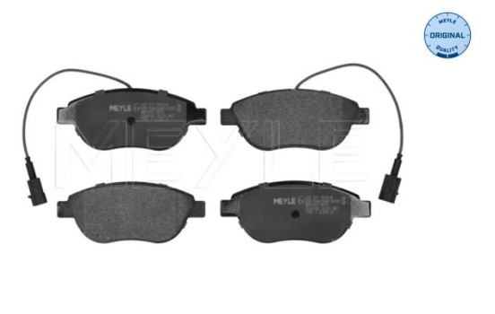 Brake Pad Set, disc brake MEYLE-ORIGINAL Quality 025 237 0918/W