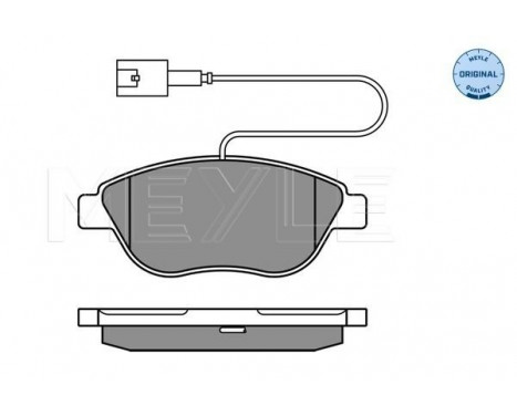 Brake Pad Set, disc brake MEYLE-ORIGINAL Quality 025 237 0919/W, Image 2