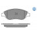 Brake Pad Set, disc brake MEYLE-ORIGINAL Quality 025 237 1119, Thumbnail 2