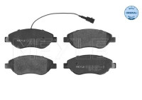 Brake Pad Set, disc brake MEYLE-ORIGINAL Quality 025 237 1218/W