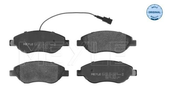 Brake Pad Set, disc brake MEYLE-ORIGINAL Quality 025 237 1218/W