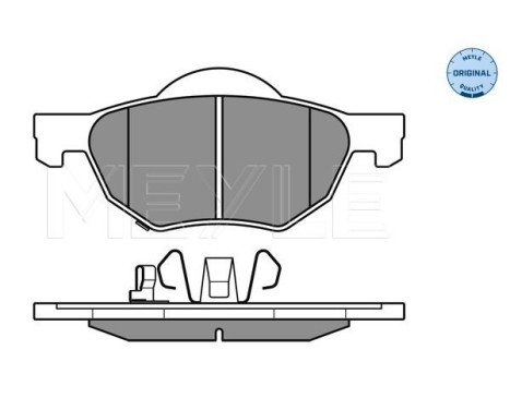 Brake Pad Set, disc brake MEYLE-ORIGINAL Quality 025 237 2017/W, Image 2