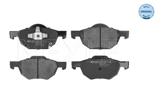 Brake Pad Set, disc brake MEYLE-ORIGINAL Quality 025 237 2017/W