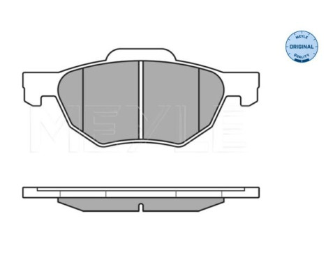 Brake Pad Set, disc brake MEYLE-ORIGINAL Quality 025 237 2017/W, Image 2