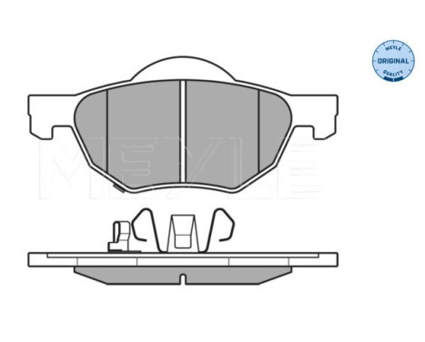 Brake Pad Set, disc brake MEYLE-ORIGINAL Quality 025 237 2017/W, Image 3