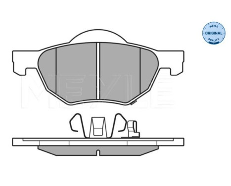Brake Pad Set, disc brake MEYLE-ORIGINAL Quality 025 237 2017/W, Image 4