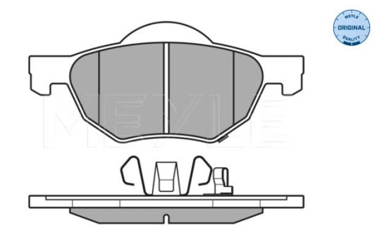 Brake Pad Set, disc brake MEYLE-ORIGINAL Quality 025 237 2017/W, Image 4