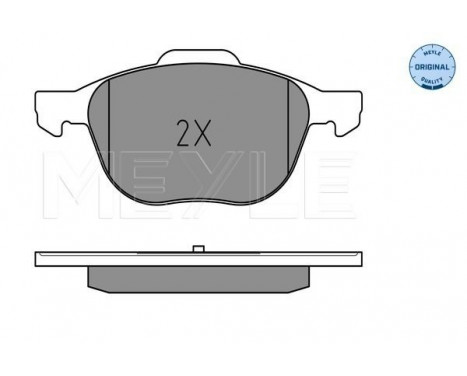 Brake Pad Set, disc brake MEYLE-ORIGINAL Quality 025 237 2318, Image 2