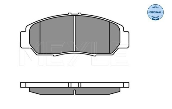 Brake Pad Set, disc brake MEYLE-ORIGINAL Quality 025 237 2916/W