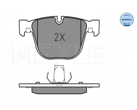 Brake Pad Set, disc brake MEYLE-ORIGINAL Quality 025 237 3116