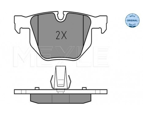 Brake Pad Set, disc brake MEYLE-ORIGINAL Quality 025 237 3217