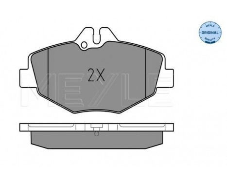 Brake Pad Set, disc brake MEYLE-ORIGINAL Quality 025 237 4320
