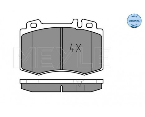 Brake Pad Set, disc brake MEYLE-ORIGINAL Quality 025 237 4517