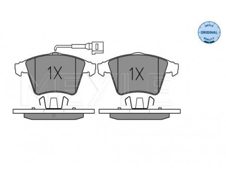 Brake Pad Set, disc brake MEYLE-ORIGINAL Quality 025 237 4619/W