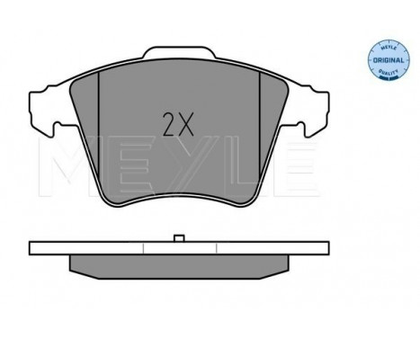 Brake Pad Set, disc brake MEYLE-ORIGINAL Quality 025 237 4619/W, Image 2