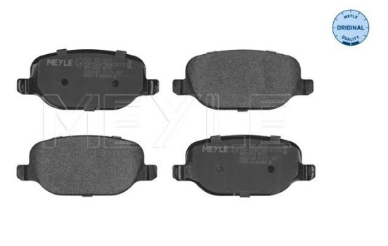 Brake Pad Set, disc brake MEYLE-ORIGINAL Quality 025 237 6017