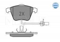 Brake Pad Set, disc brake MEYLE-ORIGINAL Quality 025 237 6220/W