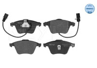 Brake Pad Set, disc brake MEYLE-ORIGINAL Quality 025 237 6220/W