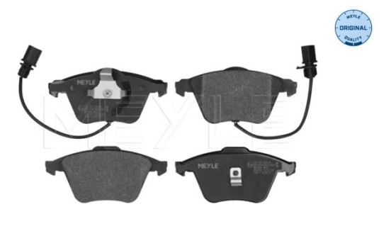 Brake Pad Set, disc brake MEYLE-ORIGINAL Quality 025 237 6220/W