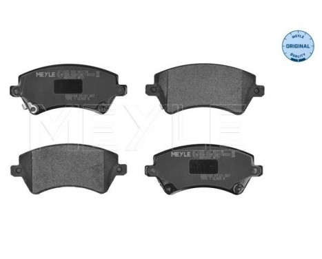 Brake Pad Set, disc brake MEYLE-ORIGINAL Quality 025 237 6617/W, Image 3