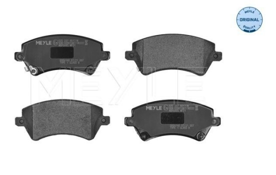 Brake Pad Set, disc brake MEYLE-ORIGINAL Quality 025 237 6617/W, Image 3