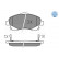 Brake Pad Set, disc brake MEYLE-ORIGINAL Quality 025 237 6819/W
