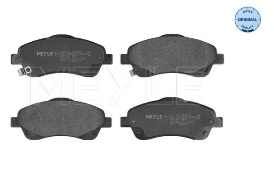 Brake Pad Set, disc brake MEYLE-ORIGINAL Quality 025 237 6819/W, Image 3