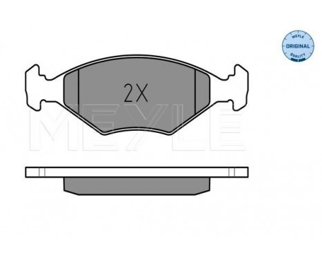 Brake Pad Set, disc brake MEYLE-ORIGINAL Quality 025 237 7518, Image 2