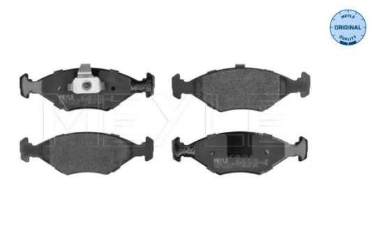 Brake Pad Set, disc brake MEYLE-ORIGINAL Quality 025 237 7518