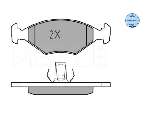 Brake Pad Set, disc brake MEYLE-ORIGINAL Quality 025 237 7518, Image 2