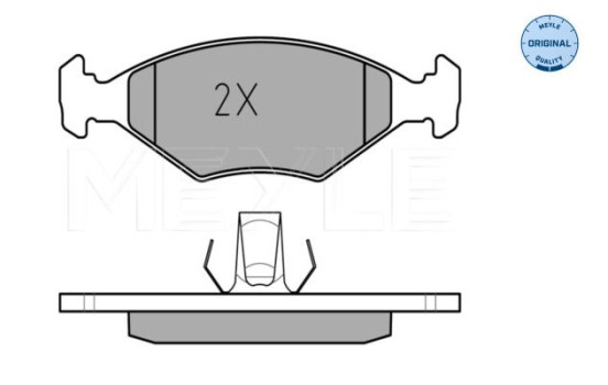 Brake Pad Set, disc brake MEYLE-ORIGINAL Quality 025 237 7518, Image 2