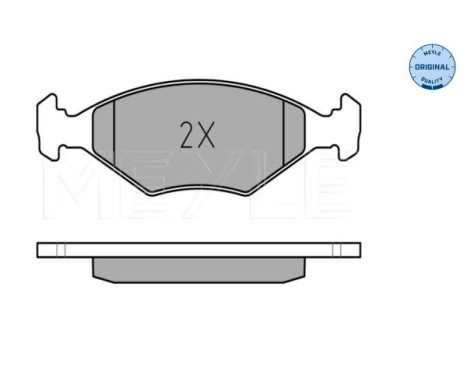 Brake Pad Set, disc brake MEYLE-ORIGINAL Quality 025 237 7518, Image 3